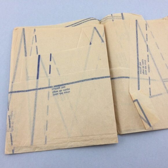 Vintage 70s Simplicity Pattern 5355 Wrap Blouse Halter Top Pants CUT 36" Bust - Picture 10 of 14